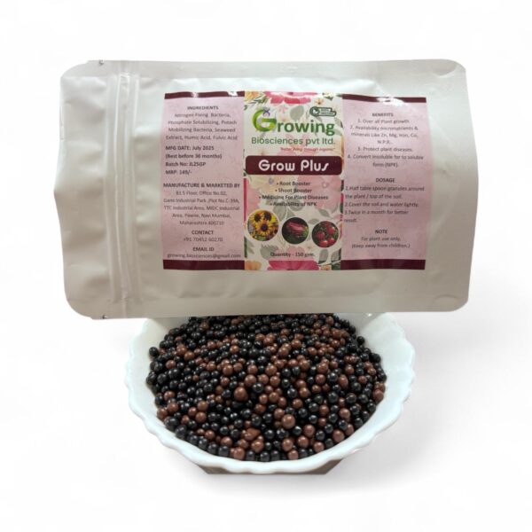 Growplus – Organic Plant Growth Booster | Growing Biosciences